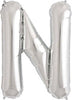 2222-14 Lettera Enne Argento Lettere Gonfiabili In Foil Lettere Per Feste 35cm Lettere Grandi Gonfiabili Con Cannuccia Di Gonfiaggio Inclusa Casa e cucina/Hobby creativi/Materiali per hobby creativi/Forniture per feste/Articoli per feste e compleanni per bambini/Decorazioni/Palloncini Kondorama - Martinsicuro, Commerciovirtuoso.it