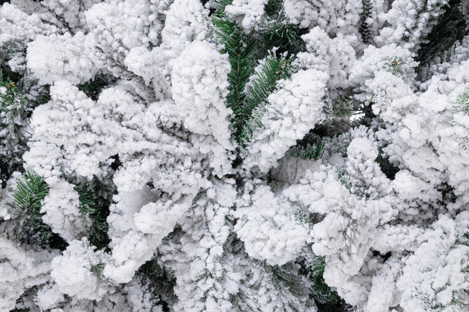 Albero di natale "Royal innevato" in PVC di Altissima qualità + Flock