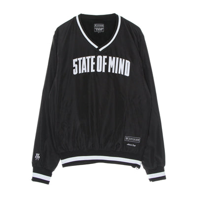 5TATE OF MIND Felpa College Uomo Campus Fleece Crewneck Black da uomo