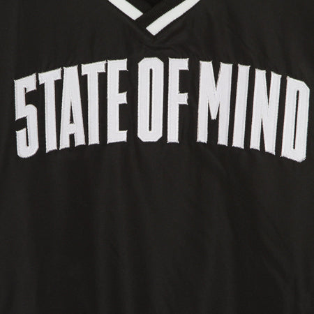 5TATE OF MIND Felpa College Uomo Campus Fleece Crewneck Black da uomo