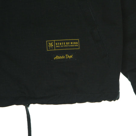 5TATE OF MIND Giacca Coach Jacket Uomo Monogram Jacket Black da uomo