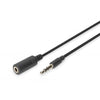 Cavo stereo Jack 3,5 MM. - Prolunga scheda audio per cuffie / casse - Maschio/femmina - 2,5 metri