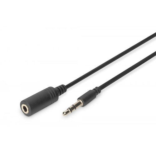 Cavo stereo Jack 3,5 MM. - Prolunga scheda audio per cuffie / casse - Maschio/femmina - 2,5 metri