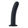 Strap on dildo indossabile in silicone nero con mutandina elastica nera