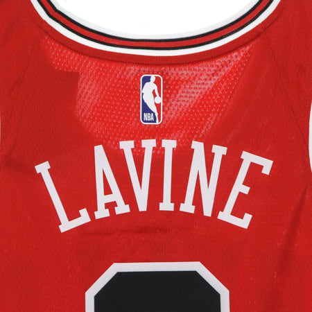 NIKE NBA Canotta Basket Uomo Nba Swingman Jersey Icon Edition 2020 No 8 Zach Lavine Chibul University Red/white/black da uomo