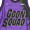 NIKE NBA Canotta Tipo Basket Uomo Dri Fit Jersey goon Squad Lebron James X Space Jam Hyper Grape/wolf Grey da uomo