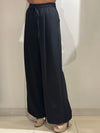 Pantalone ampio con coulisse grigio