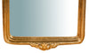 Biscottini Specchiera da parete in legno finitura foglia oro anticato L28xPR5xH69 cm Made in Italy