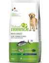 Natural Trainer Mantenimento mangime secco Cani Adult maxi tonno e riso 12 kg