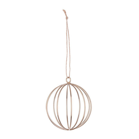 Sfera "Silken" per albero di Natale color oro Ø 8 cm