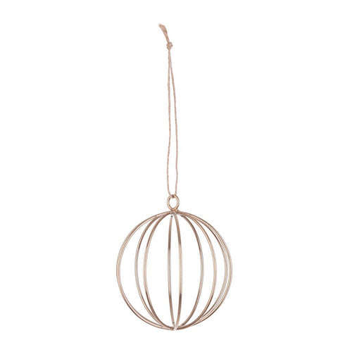 Sfera Silken per albero di Natale color oro Ø 8 cm