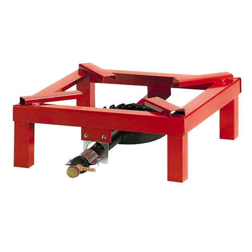 Fornellone a gas con telaio in ferro e bruciatore in ghisa 38 x 38 cm Mammuth