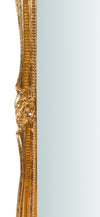 Biscottini Specchiera da parete in legno finitura foglia oro anticato L33xPR3xH79 cm Made in Italy