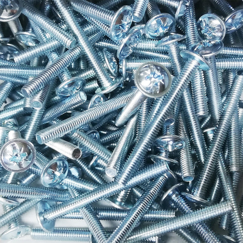 Vite testa bombata combi TMT ranellata pz 4x40mm - 10pz