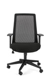 Poltrona Wesley da gaming ed ufficio ergonomica in poliestere con braccioli e ruote