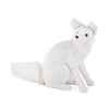 Volpe decorativa Arctic in poliresina per decorazione natalizia