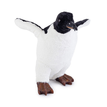 Pinguino decorativo "Sirio" in poliresina per decorazione natalizia