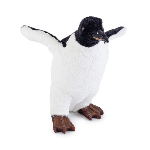 Pinguino decorativo Sirio in poliresina per decorazione natalizia