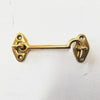 Gancio in ottone da 120mm per porte e finestre