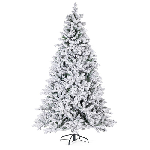 Albero di natale Royal innevato in PVC di Altissima qualità + Flock