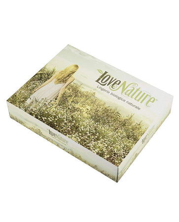 Camicia da notte Aurora Azzurra Love & Nature in cotone biologico 100%