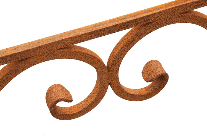 Biscottini Base tavolo in ferro pieno L110xPR50xH74 cm. forgiato mano trattato, Offerta