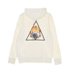 HUF Felpa Cappuccio Uomo Hot Dice Triple Triangle Po Hoodie Natural da uomo