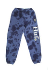 HUF Pantalone Tuta Felpato Uomo In Bloom Fleece Pant Navy Blazer da uomo