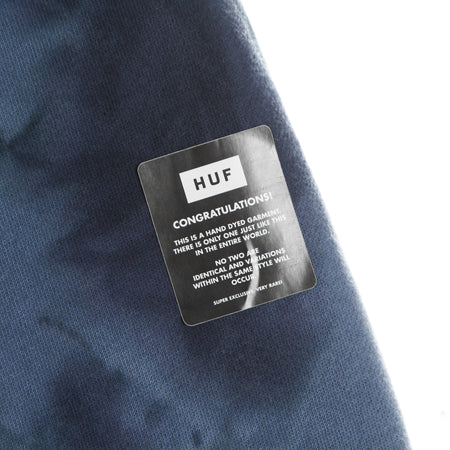 HUF Pantalone Tuta Felpato Uomo In Bloom Fleece Pant Navy Blazer da uomo