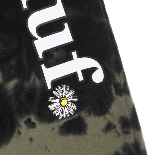 HUF Pantalone Tuta Felpato Uomo In Bloom Fleece Pant Olive da uomo