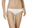 Slip bikini con passanti e laccetti chloe bianco