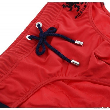 Costume Slip Uomo Nickel & DIME Rosso blu
