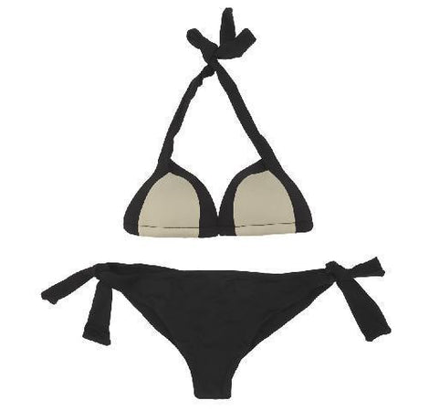 Byblos Bikini Triangolo Imbottito E Brasiliana Nero-Grigio