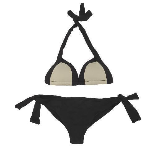 Byblos Bikini Triangolo Imbottito E Brasiliana Nero-Grigio