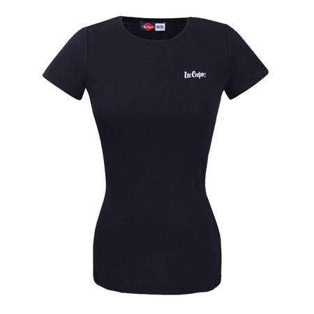 Lee Cooper Casual T Shirt Donna Nero