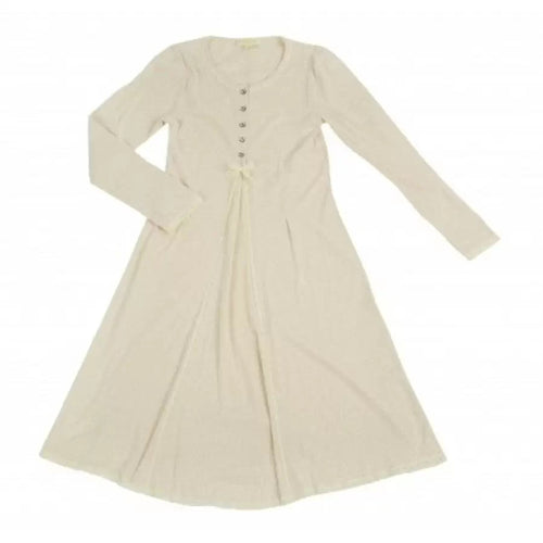 Camicia da notte Aurora Mandorla Love & Nature in cotone biologico 100%