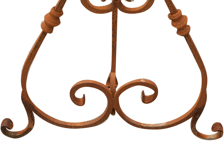 Biscottini Base Tavolo Biscottini Ferro Pieno Forgiato a Mano 110x50x74 Robustezza Unica