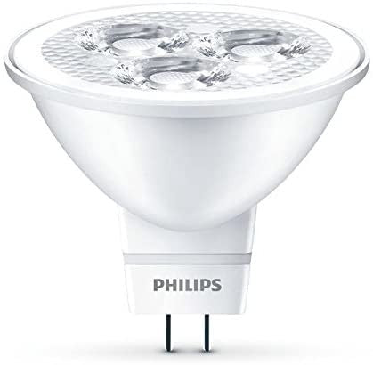 Lampadina LED Faretto GU5.3 Philips Lighting con Luce Bianca Naturale Calda, 2.8 W Classe energetica A++