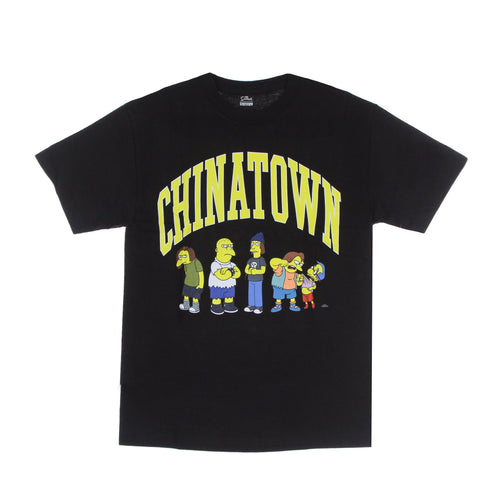 MARKET Maglietta Uomo Ha Ha Arc Tee X the Simpsons Black da uomo