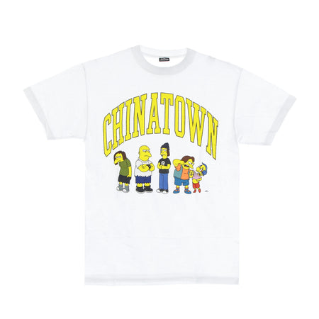 MARKET Maglietta Uomo Ha Ha Arc Tee X the Simpsons White da uomo