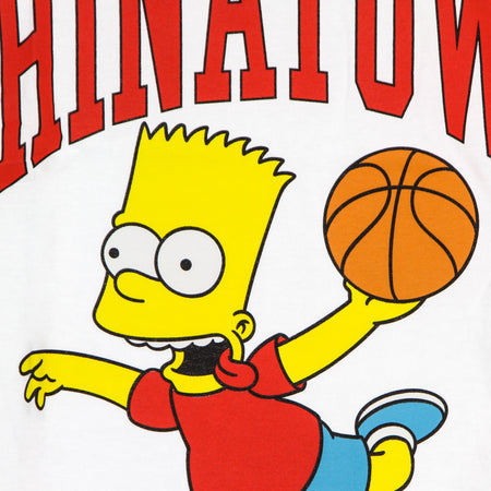 MARKET Maglietta Uomo Air Bart Arc Tee X the Simpsons White da uomo
