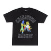 MARKET Maglietta Uomo Family Og Tee X the Simpsons Black da uomo
