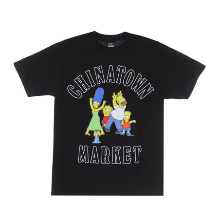 MARKET Maglietta Uomo Family Og Tee X the Simpsons Black da uomo