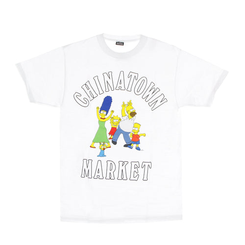 MARKET Maglietta Uomo Family Og Tee X the Simpsons White da uomo