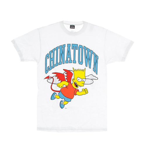 MARKET Maglietta Uomo Devil Arc Tee X the Simpsons White da uomo