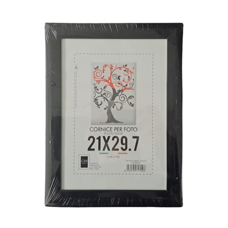 Cornice per Foto In Legno Laccata 21x29.7 Vari Colori