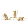 Lampada da appoggio Seletti Mouse Mac Sitting Lamp Gold