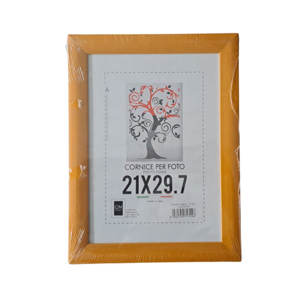Cornice per Foto In Legno Laccata 21x29.7 Vari Colori
