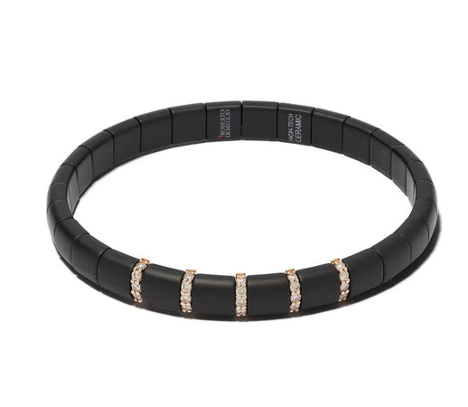 Roberto Demeglio Bracciale Domino In Oro Rosa