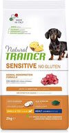 Natural Trainer Sensitive mangime secco Cani Adult small & toy agnello e cereali integrali